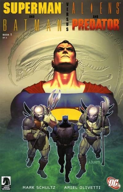 Superman and Batman vs Aliens and Predators