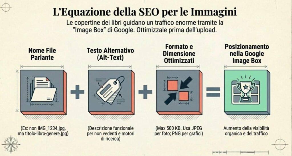 SEO per le immagini dei libri