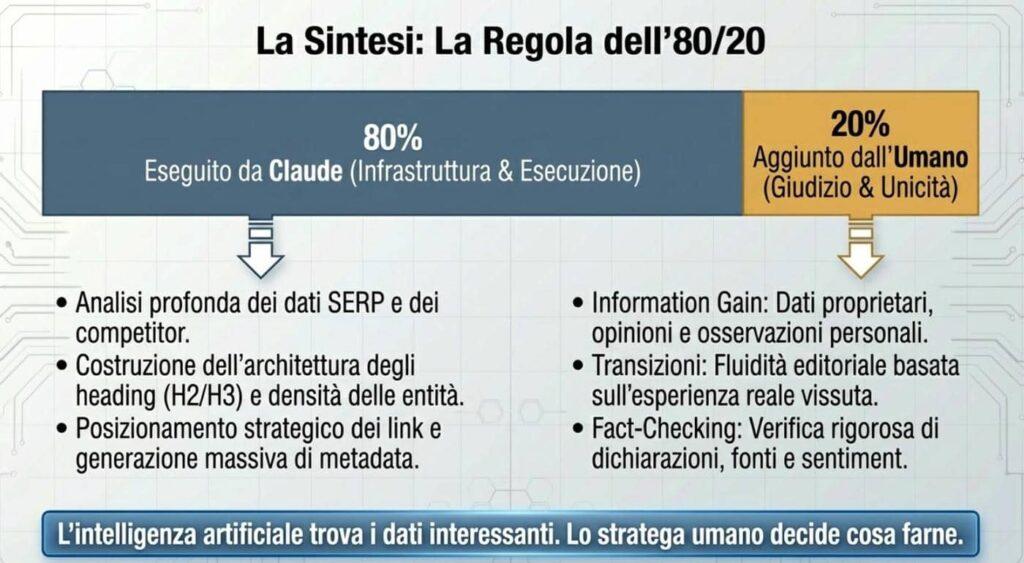 Professionista SEO usa Claude