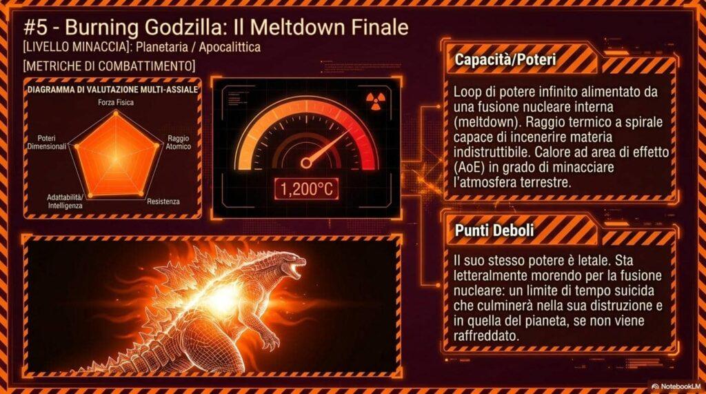 Quanto è forte Burning Godzilla?