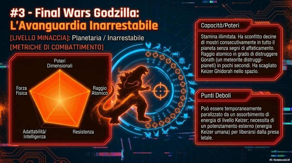 Quanto è forte Final Wars Godzilla?