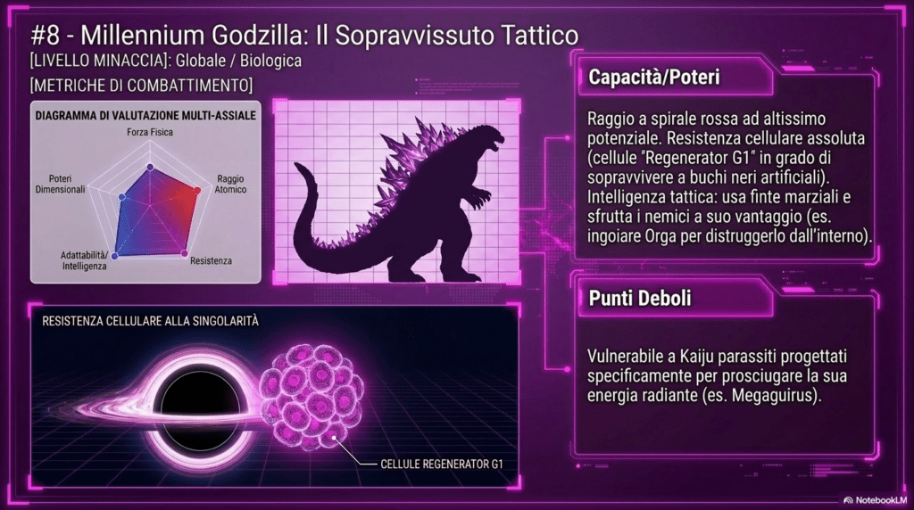 Quanto è forte Millennium Godzilla?
