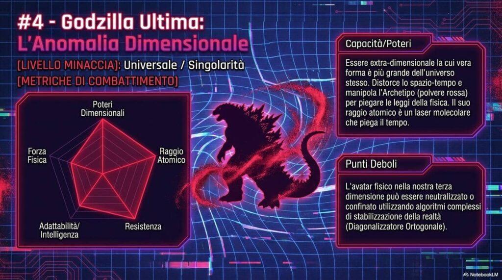 Quanto è forte Ultima Godzilla?