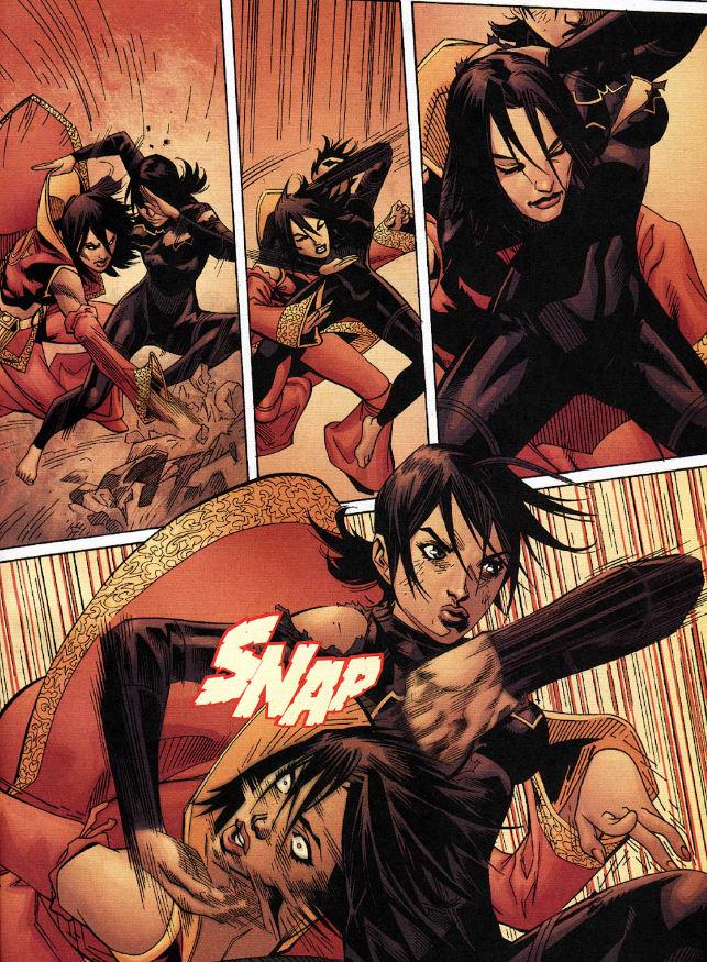 Lady Shiva sconfitta